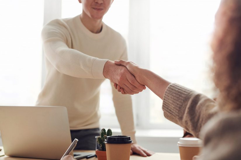 handshake in recruiting process