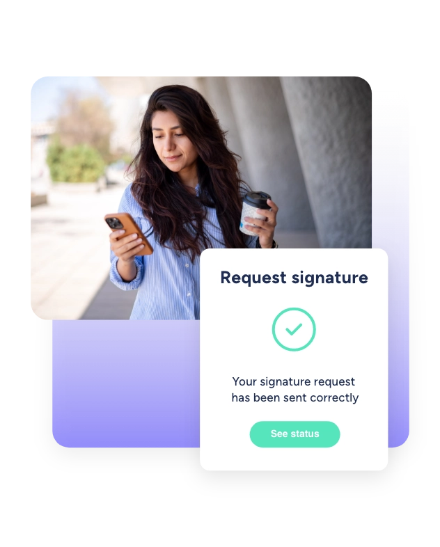 advanced electronic signature request